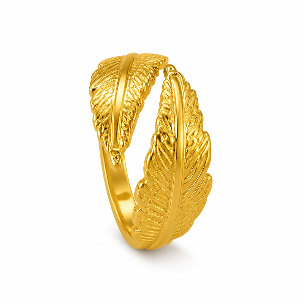 Anello piuma acciaio