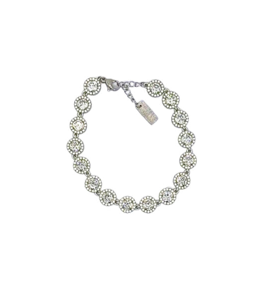 Bracciale Tennis Kristal Acciaio