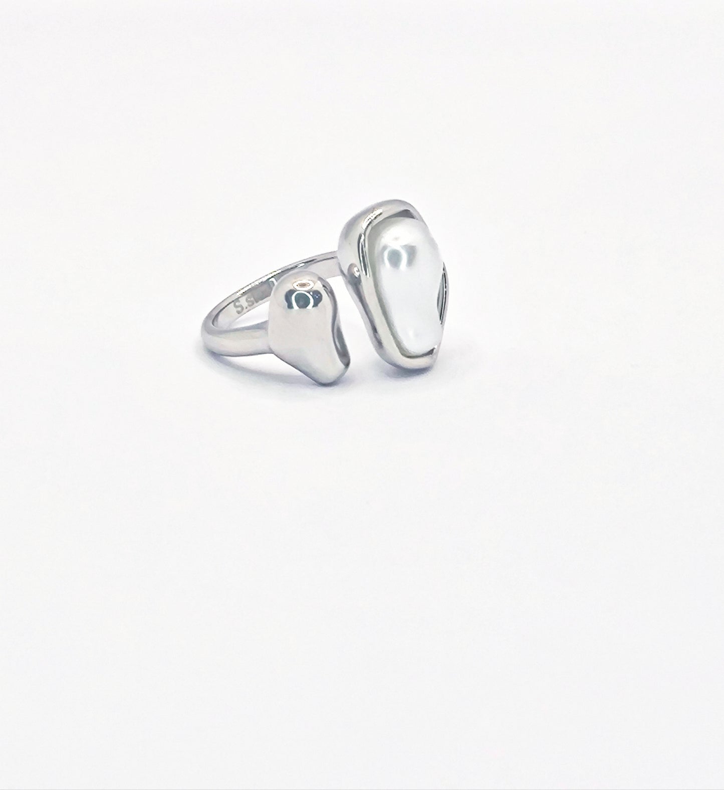 Anello donna mediterraneo acciaio