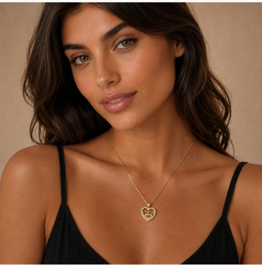Collana cuore prezioso