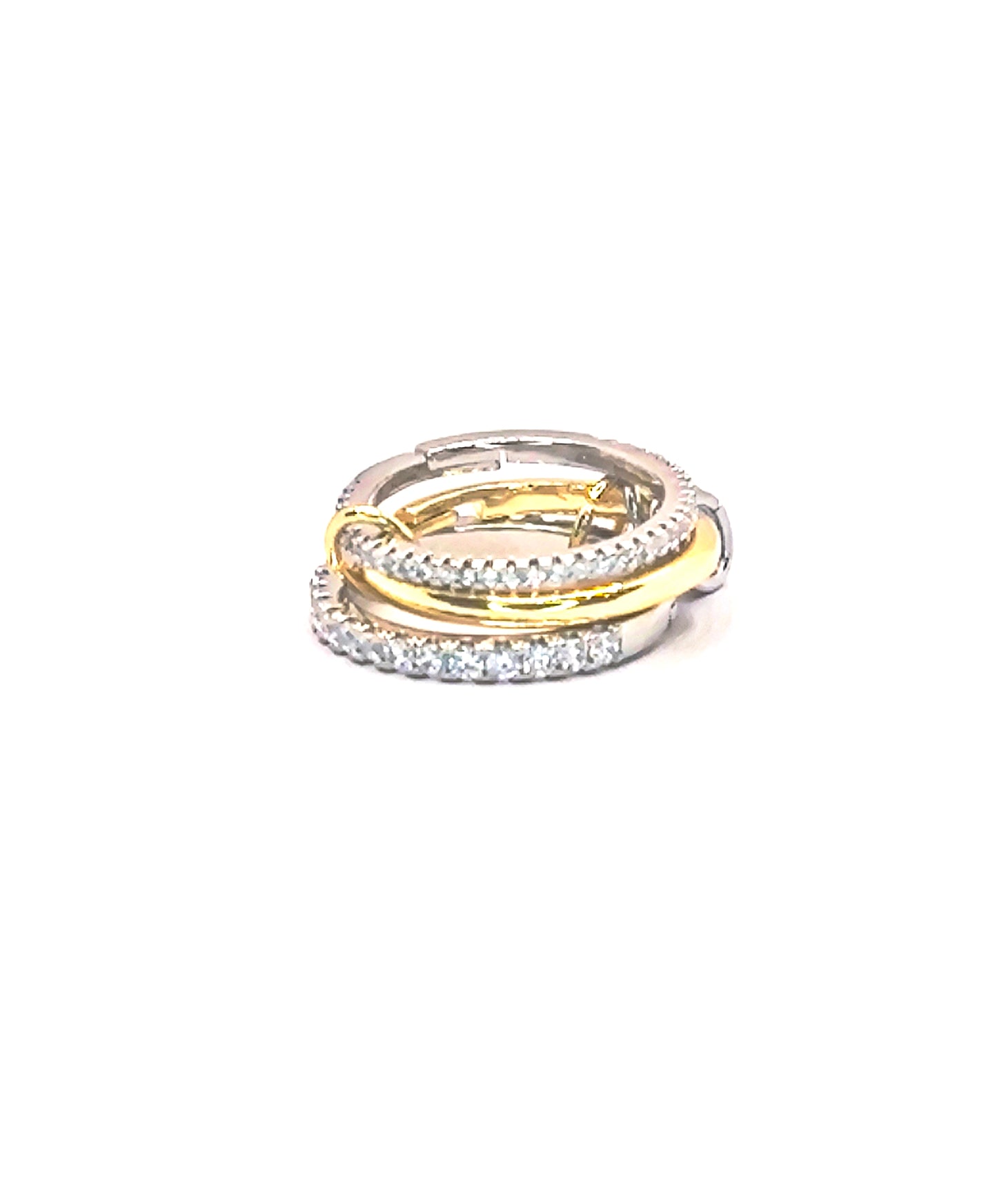Anello trinity in acciaio