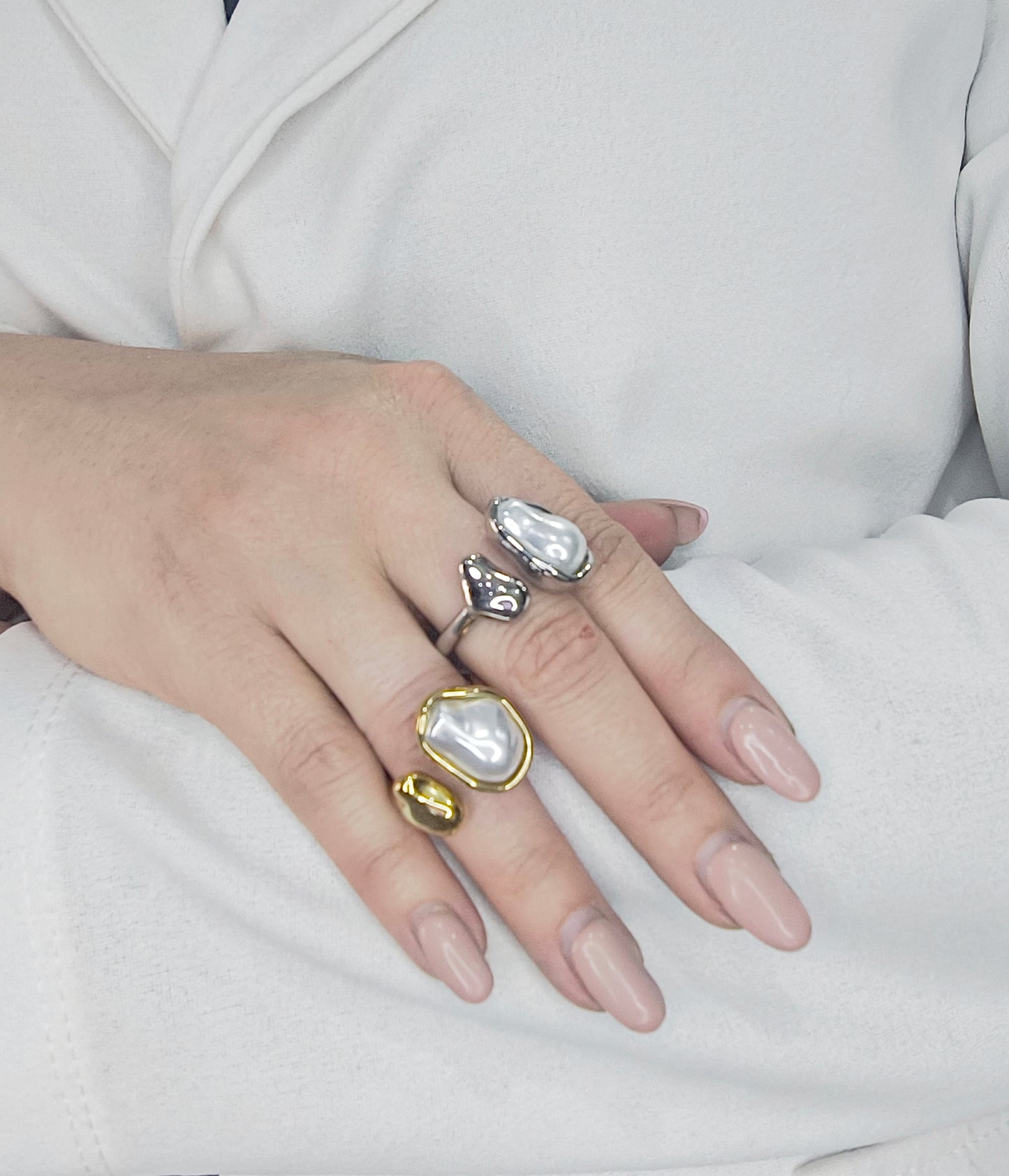 Anello donna mediterraneo acciaio